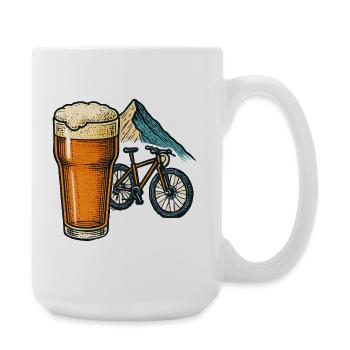 Beer trip on the Alpine Trail - Large Mug 440 ml - white - Right