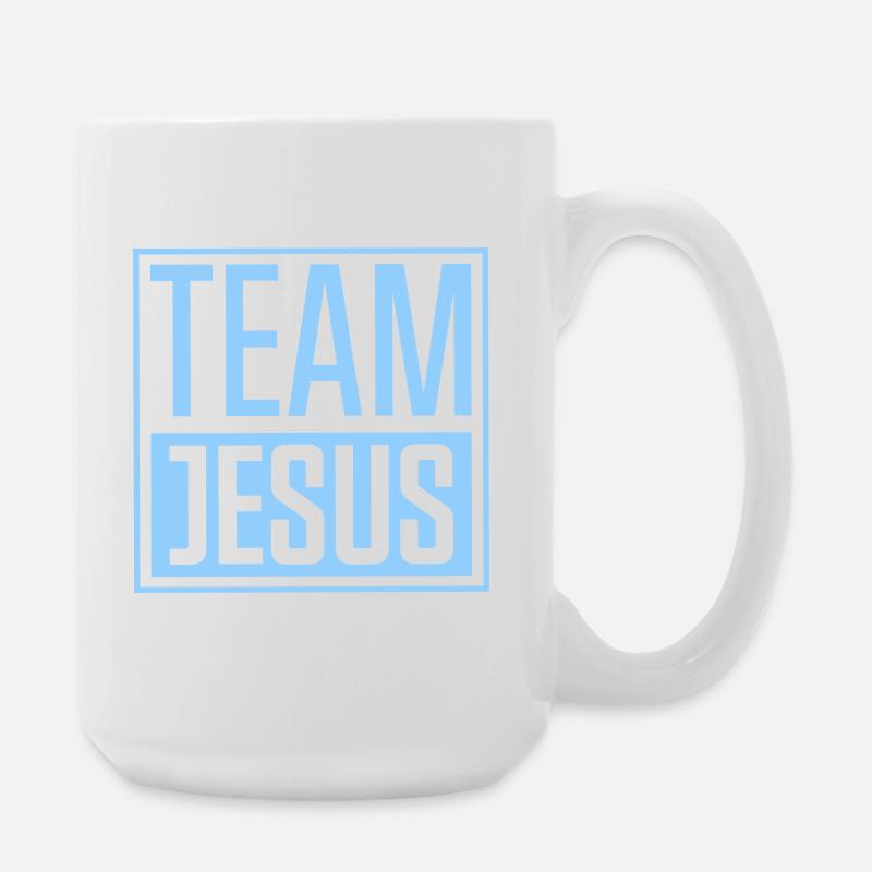 Team Jesus - Large Mug 440 ml - white