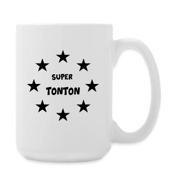 Super-Onkel - Große Tasse 440 ml - Weiß - Rechts
