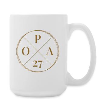 Grandpa 27 - Large Mug 440 ml - white - Right