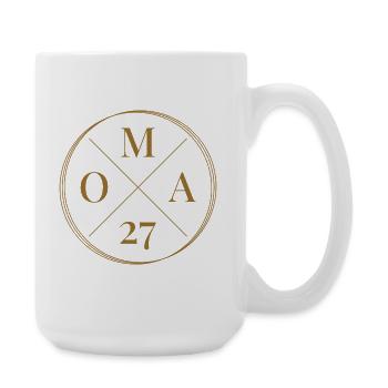 Oma 27 - Große Tasse 440 ml - Weiß - Rechts
