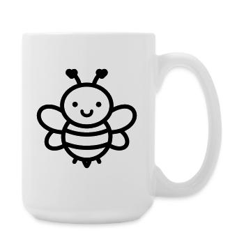 bee - Large Mug 440 ml - white - Right