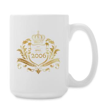 20th Anniversary Semper Verum - Established 04/2006 - Large Mug 440 ml - white - Right