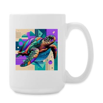 turtle - Large Mug 440 ml - white - Right