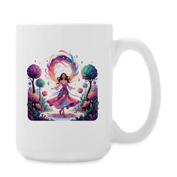 Colorful Magic World Dream Dancer Princess - Large Mug 440 ml - white - Right