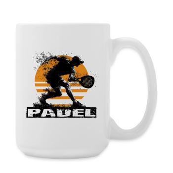 Padel - Grande tasse 440 ml - blanc - Droite