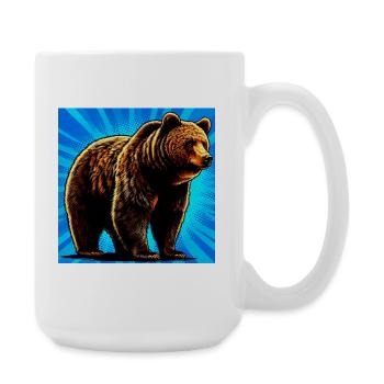 ours - Grande tasse 440 ml - blanc - Droite