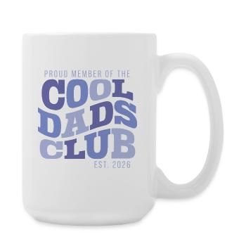 Club des Pères Cool - Cadeau Papa 2026 - Grande tasse 440 ml - blanc - Droite