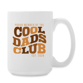 Cool Dads Club - Dad 2026 Gift - Large Mug 440 ml - white - Right
