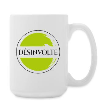 Désinvolte  - Grande tasse 440 ml - blanc - Droite