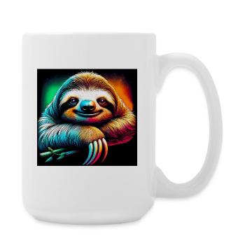 sloth - Large Mug 440 ml - white - Right