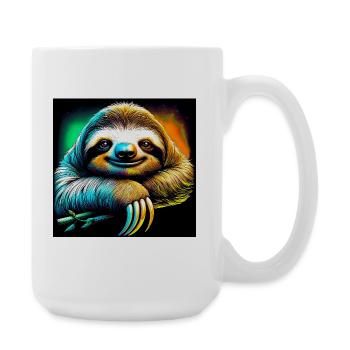 sloth - Large Mug 440 ml - white - Right
