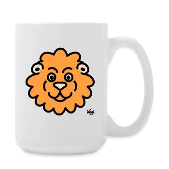 Lion Grand - Grande tasse 440 ml - blanc - Droite