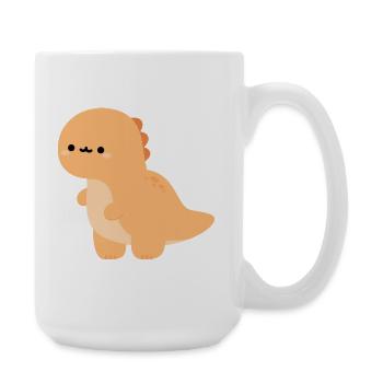 Baby Tyrannosaurus rex Teddy - Large Mug 440 ml - white - Right