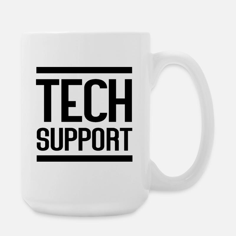 Tech Support - Large Mug 440 ml - white