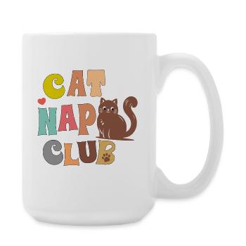 Club du Chat - Grande tasse 440 ml - blanc - Droite