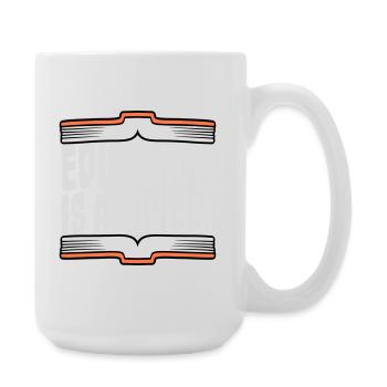 L’éducation est activisme Bildung Aktivismus Déclaration - Grande tasse 440 ml - blanc - Droite
