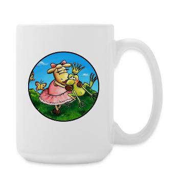 Prince Grenouille mouton - Grande tasse 440 ml - blanc - Droite
