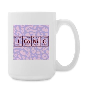 Graphisme des icônes du tableau périodique - Grande tasse 440 ml - blanc - Droite