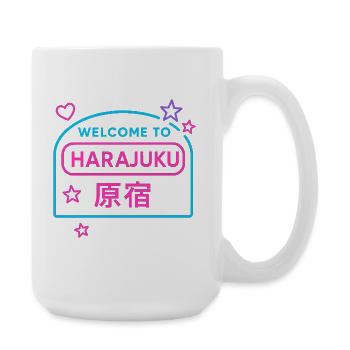 Welcome to Harajuku - Grande tasse 440 ml - blanc - Droite