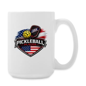 Pickleball USA - Grande tasse 440 ml - blanc - Droite
