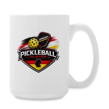 Pickleball DEUTSCHLAND - Große Tasse 440 ml - Weiß - Rechts