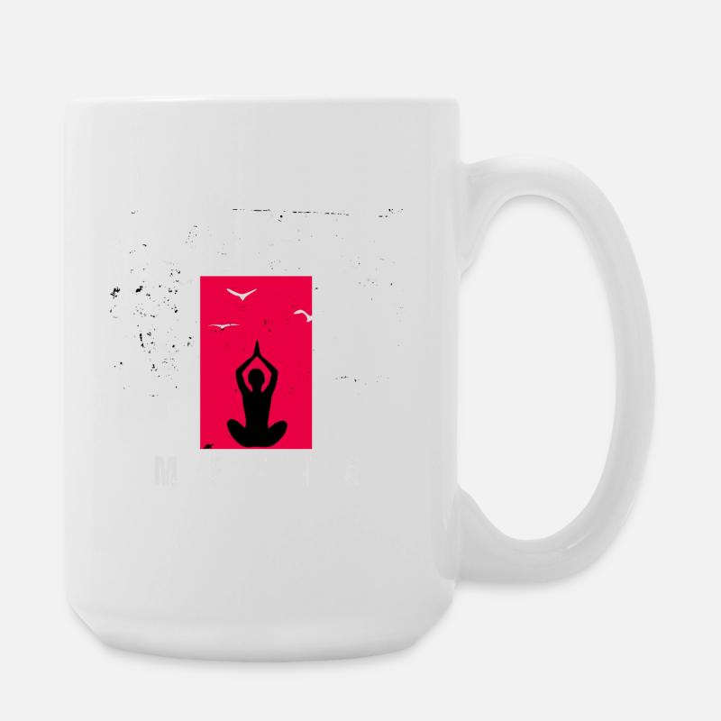 Metta Meditation - Large Mug 440 ml - white