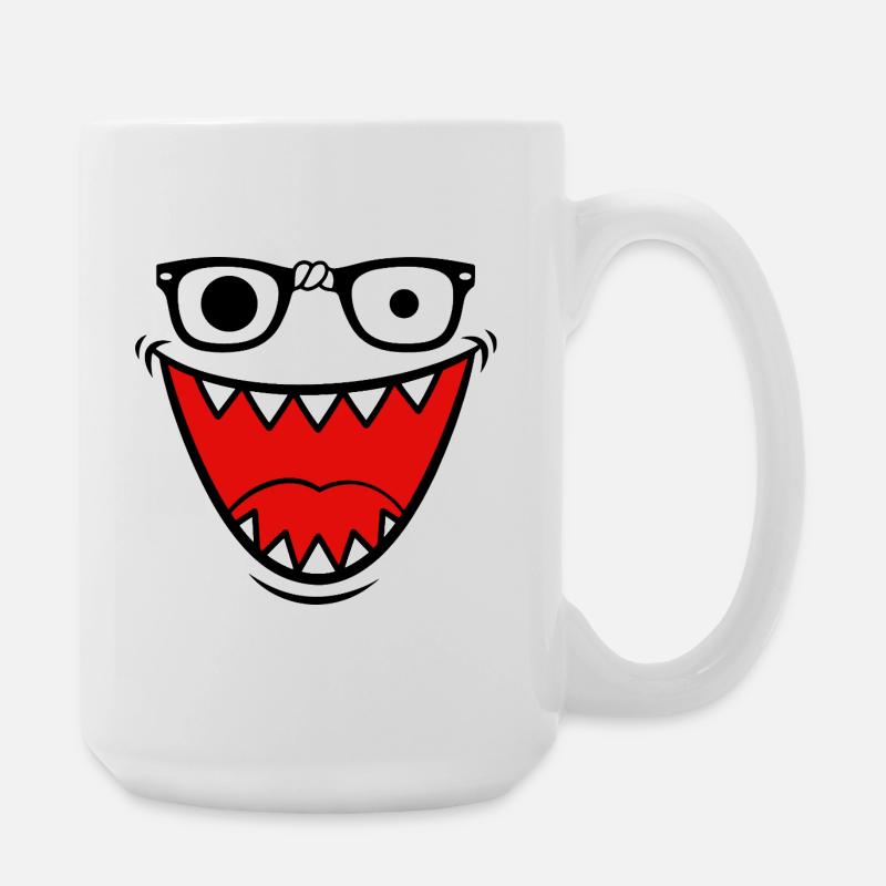 Retro Y2K Monster Emo Halloween - Große Tasse 440 ml - Weiß