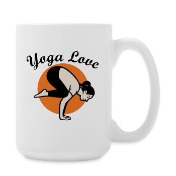 Yoga - Large Mug 440 ml - white - Right