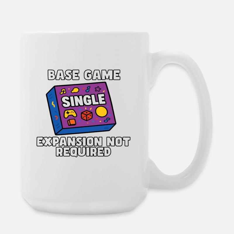 Base Game: Single Edition - Large Mug 440 ml - white