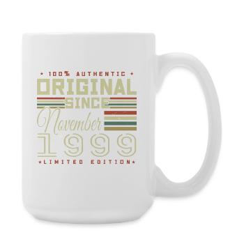 cadeau d'anniversaire novembre 1999 - Grande tasse 440 ml - blanc - Droite