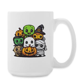 Bande dessinée Halloween Party Trick Or Treat - Grande tasse 440 ml - blanc - Droite