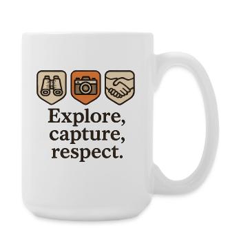 Urbex - Urban Exploration - Large Mug 440 ml - white - Right