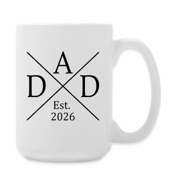 Dad Est. 2026 - Große Tasse 440 ml - Weiß - Rechts