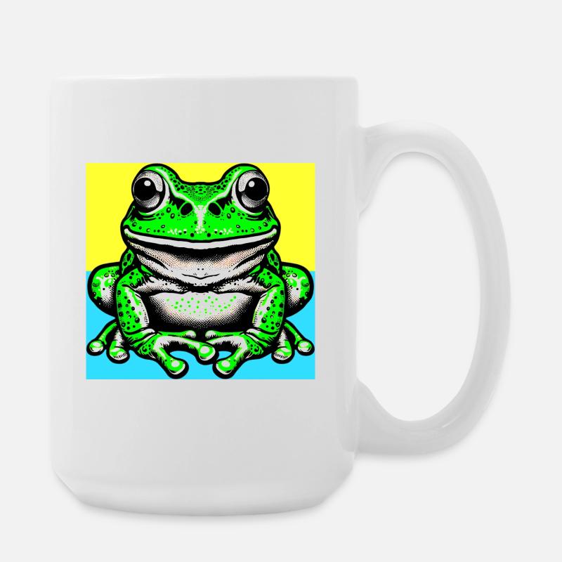 grenouille - Grande tasse 440 ml - blanc