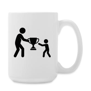 anonyme - Grande tasse 440 ml - blanc - Droite