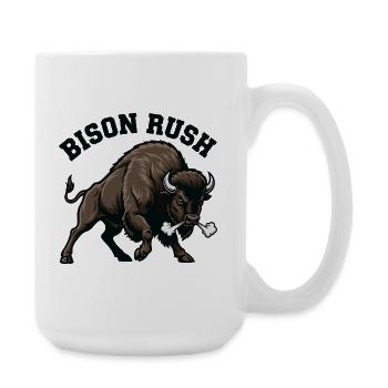 Bison Rush Wild Bison Force - Large Mug 440 ml - white - Right