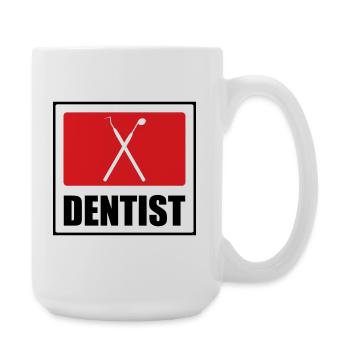 Logo Cabinet Dentaire Professionnel - Grande tasse 440 ml - blanc - Droite
