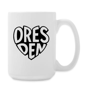 Stylish Dresden Typo - Large Mug 440 ml - white - Right