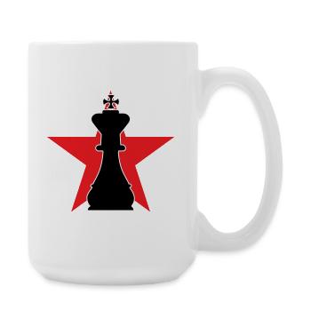 Strategist Grand Master Red Star - Large Mug 440 ml - white - Right