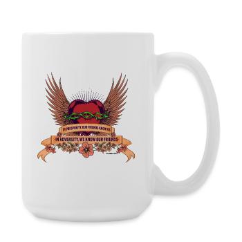 Our Friends - Large Mug 440 ml - white - Right