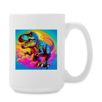 dinosaur - Large Mug 440 ml - white - Right