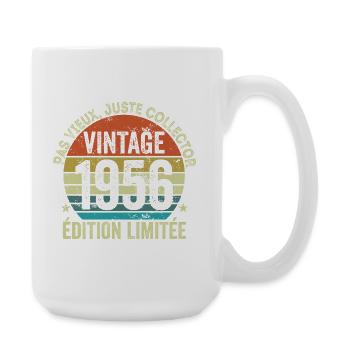 Vintage 1956 Édition Limitée Cadeau Anniversaire - Grande tasse 440 ml - blanc - Droite