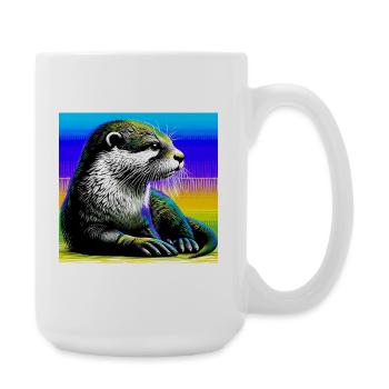 otter - Large Mug 440 ml - white - Right