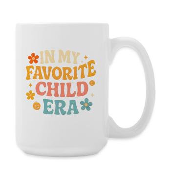 In My Favorite Child Era Daughter Families Humor - Large Mug 440 ml - white - Right