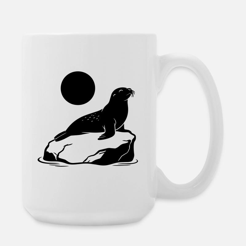 Siegel - Große Tasse 440 ml - Weiß