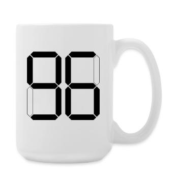 NUMBER 96 Ninety-Six Gift Digital - Large Mug 440 ml - white - Right