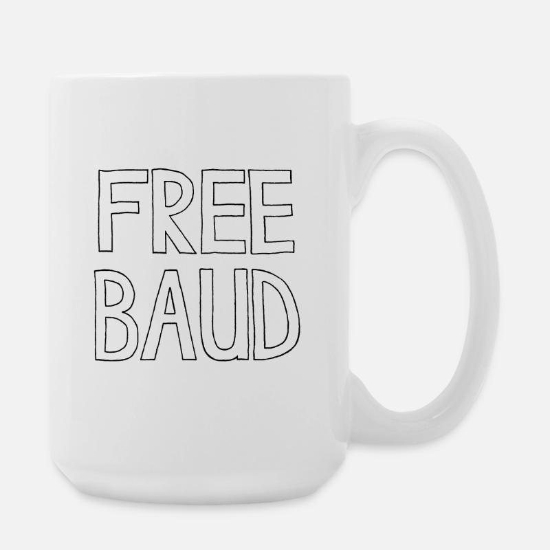FREE BAUD - Large Mug 440 ml - white