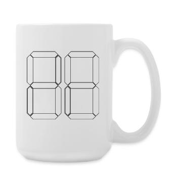 NUMBER 59 Fifty-Nine Gift Digital - Large Mug 440 ml - white - Right