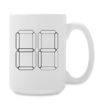 NUMÉRO 75 Soixante-quinze Cadeaux Numérique - Grande tasse 440 ml - blanc - Droite